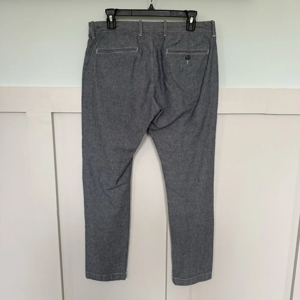 J. CREW 484 Slim-Fit Twill Pant 32x30 (measured‎ 33x29.5) Grey Stretch Career